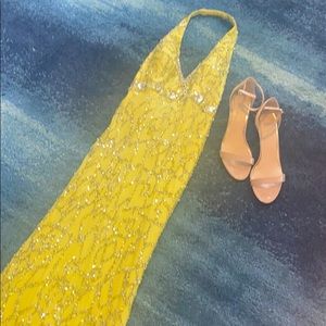 Scala halter prom dress 🍋✨